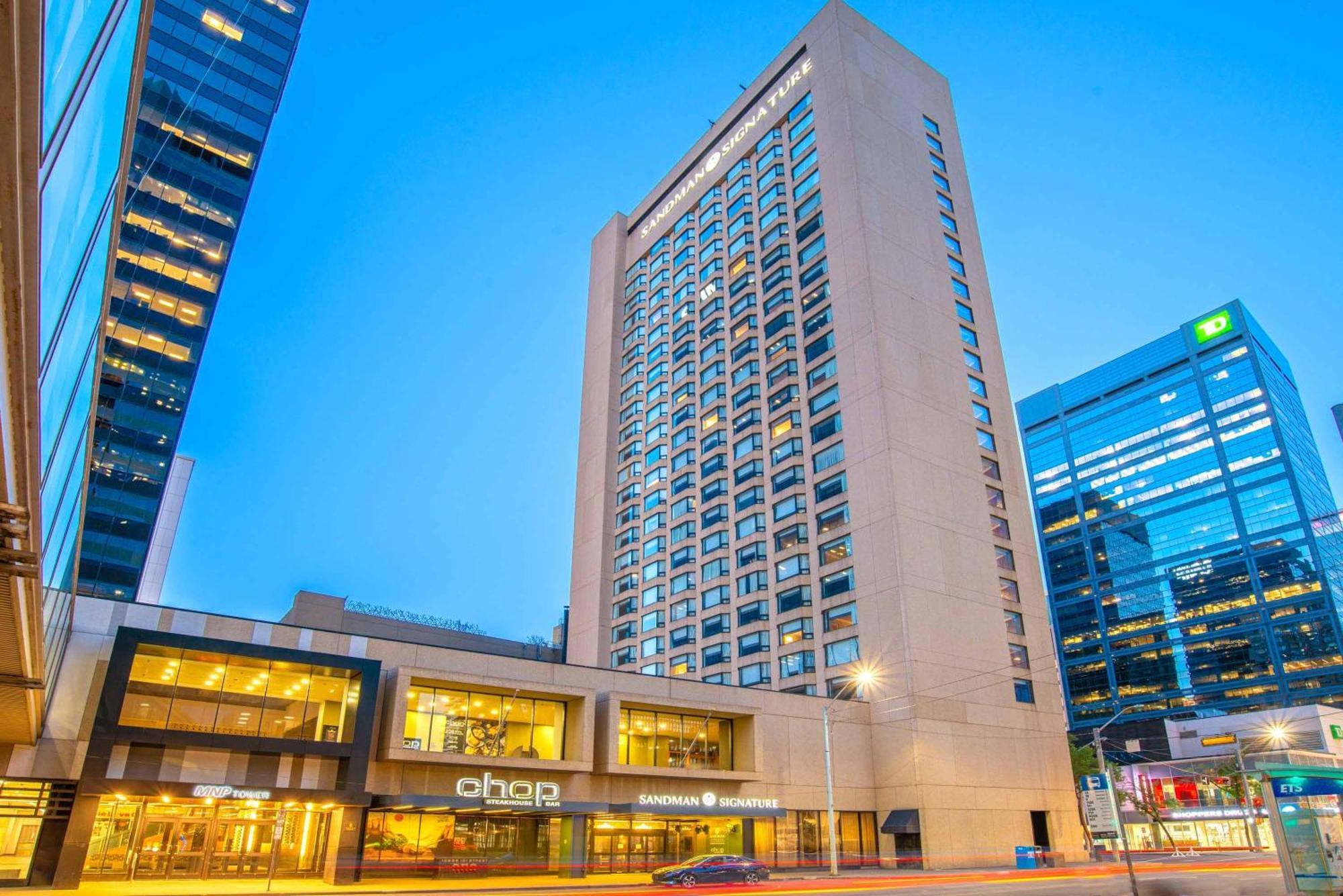 Sandman Signature Edmonton Downtown Hotel Exterior foto